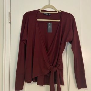 Abercrombie and Fitch wrap sweater